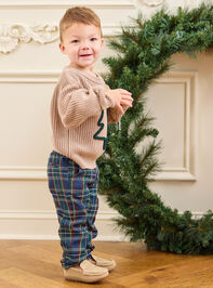Evergreen Knit Sweater Detail 4 - TULLABEE