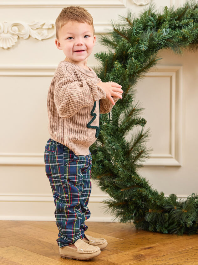 Evergreen Knit Sweater Detail 4 - TULLABEE