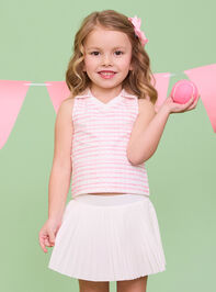 Eva Plaid Polo Tank - TULLABEE
