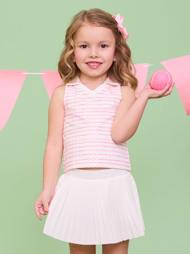 Eva Plaid Polo Tank - TULLABEE