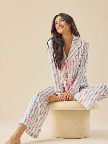 Ellis Satin Sleep Top - TULLABEE