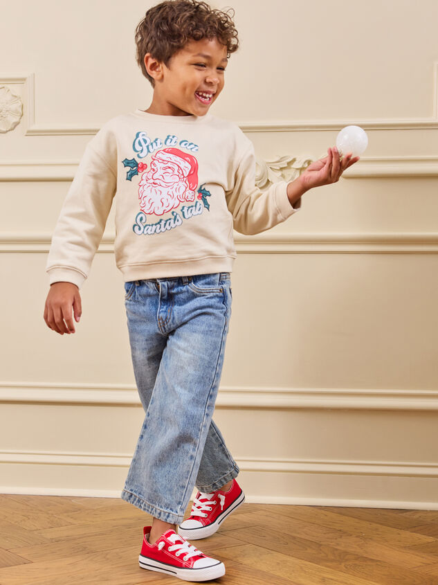 Put it on Santa's Tab Sweatshirt - TULLABEE