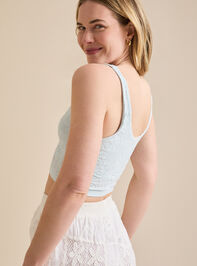 Everyday Floral Seamless Tank Detail 3 - TULLABEE