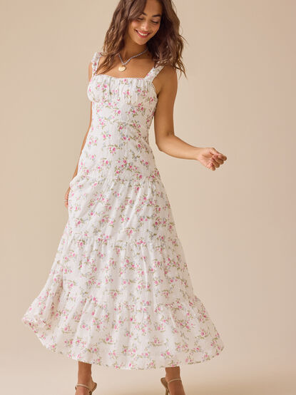Camellia Floral Maxi Dress - TULLABEE