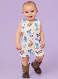 Giddy Up Muslin Romper - TULLABEE