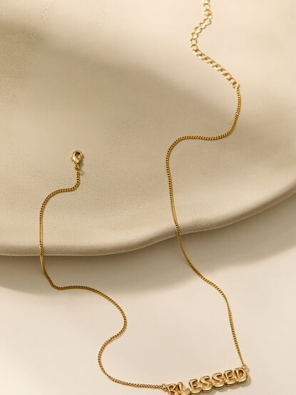 18K Gold Blessed Bubble Necklace - TULLABEE