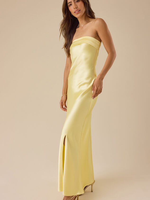 Paityn Strapless Maxi Dress Detail 3 - TULLABEE
