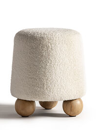 Flor Upholstered Round Stool - TULLABEE