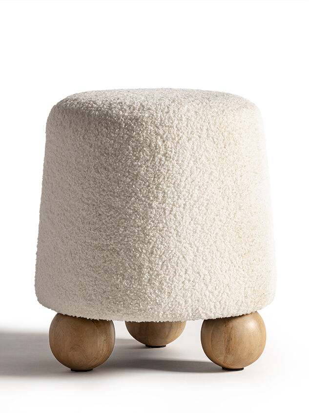 Flor Upholstered Round Stool - TULLABEE