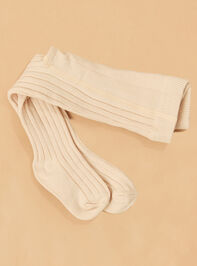 Roe Ribbed Knit Tights - TULLABEE