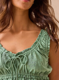 Emma Banded Top Detail 3 - TULLABEE