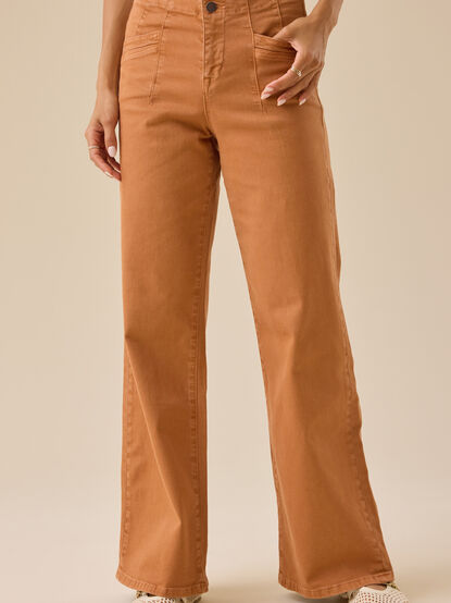 Gabi Double Button Pant - TULLABEE