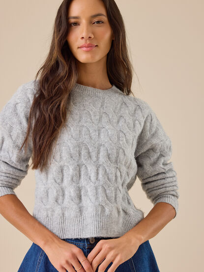 Jane Cable Sweater - TULLABEE