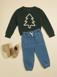 Christmas Tree Stitch Sweater Detail 4 - TULLABEE
