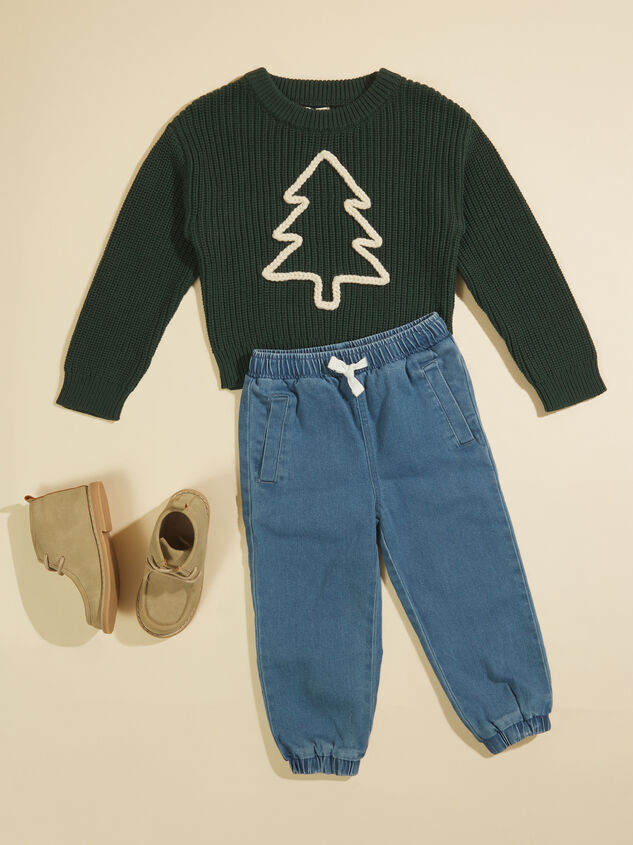 Christmas Tree Stitch Sweater Detail 4 - TULLABEE