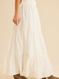 Maisyn Tiered Maxi Skirt Detail 4 - TULLABEE
