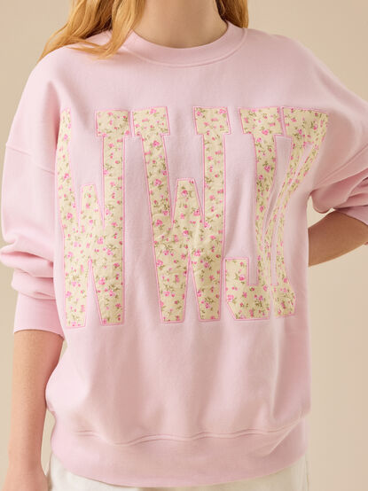 WWJD Floral Sweatshirt - TULLABEE