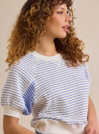 Adelaide Stripe Top Detail 3 - TULLABEE