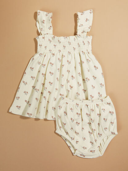 Kehlani Baby Dress and Bloomer Set by Quincy Mae - TULLABEE