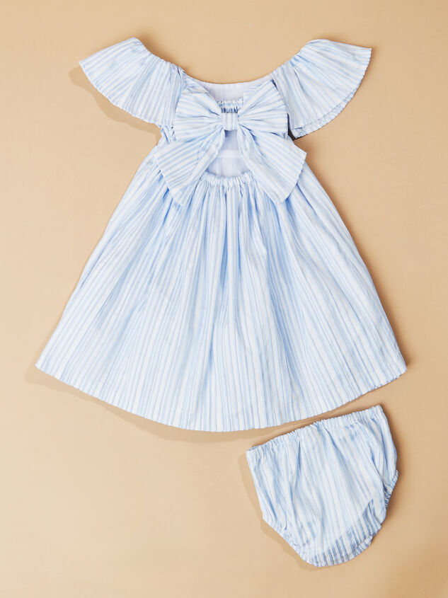 Emma Flutter Sleeve Toddler Dress Detail 3 - TULLABEE