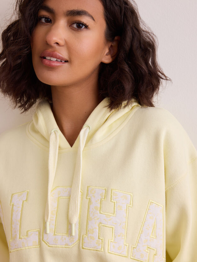 Sunny Aloha Hoodie Detail 4 - TULLABEE
