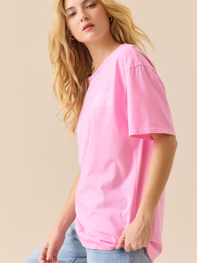 Faith Over Fear Beach Tee Detail 4 - TULLABEE