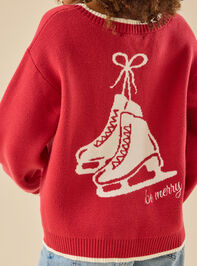 Be Merry Cardigan Detail 2 - TULLABEE