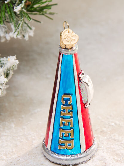 Cheer Megaphone Ornament - TULLABEE