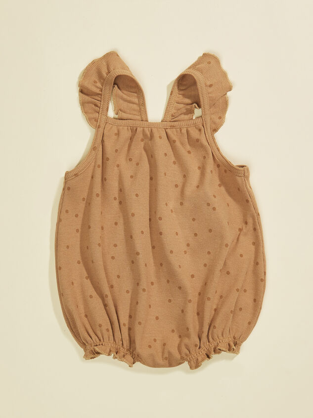 Lucy Ribbed Ruffle Romper by Quincy Mae - TULLABEE