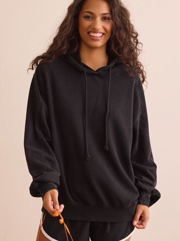 Daily Tempo Oversized Hoodie Detail 2 - TULLABEE
