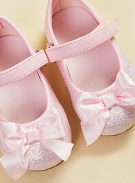 Tish Toddler Glitter Ballet Flat Detail 2 - TULLABEE