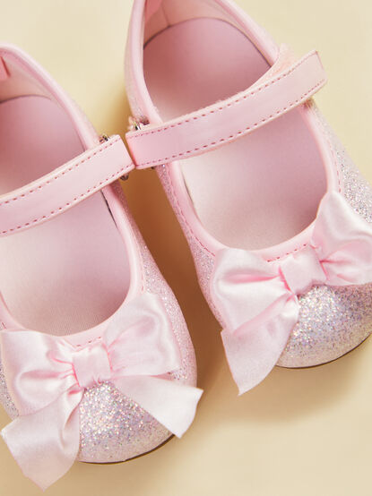 Tish Toddler Glitter Ballet Flat - TULLABEE