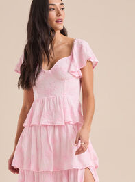 Roxanne Layered Maxi Dress Detail 2 - TULLABEE