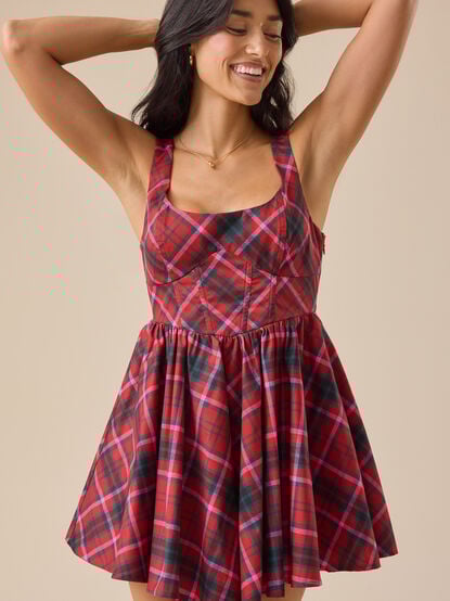 Noelle Bow Mini Dress - TULLABEE