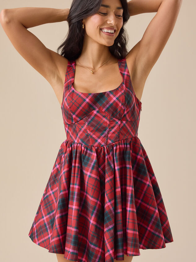 Noelle Bow Mini Dress Detail 2 - TULLABEE