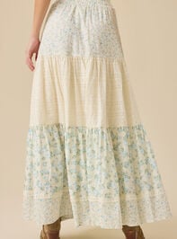 Kairo Eyelet Maxi Skirt Detail 5 - TULLABEE