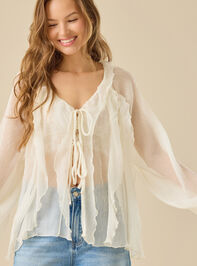 Sasha Chiffon Kimono Detail 3 - TULLABEE