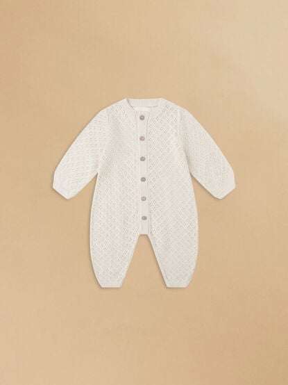 Connor Crochet Jumpsuit By Rylee + Cru - TULLABEE