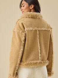 Elsa Faux Suede Jacket Detail 7 - TULLABEE