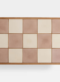 Audrey Wood Coffee Table Pink Detail 5 - TULLABEE