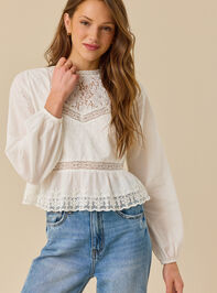 Anne Beaded Lace Top - TULLABEE