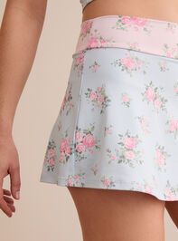 Tempo Floral Mini Skort Detail 6 - TULLABEE