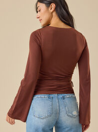 Judie Cinched Top Detail 5 - TULLABEE
