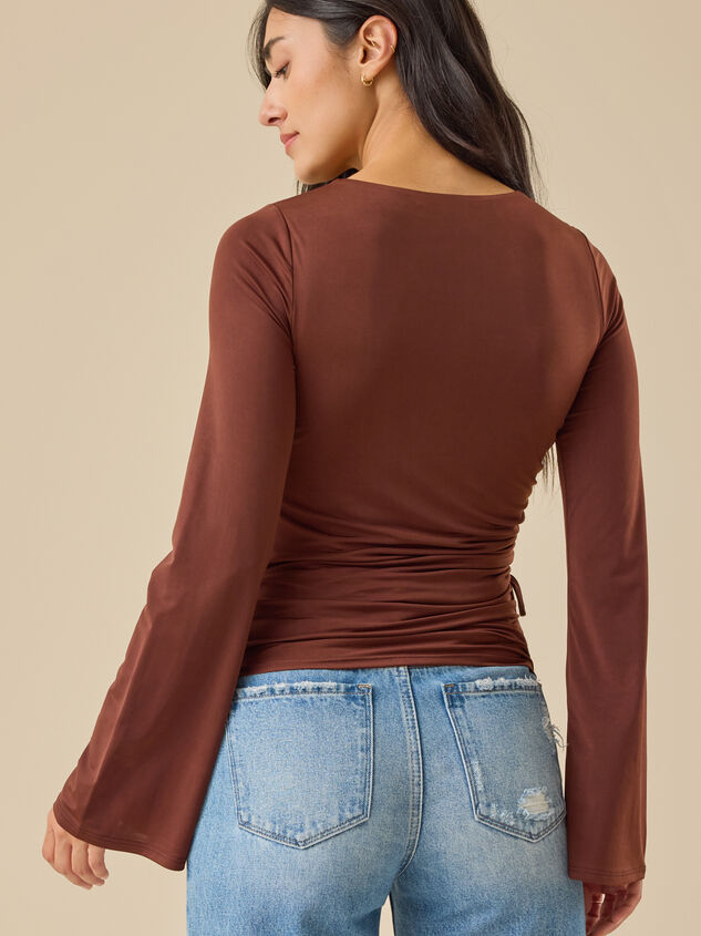 Judie Cinched Top Detail 5 - TULLABEE