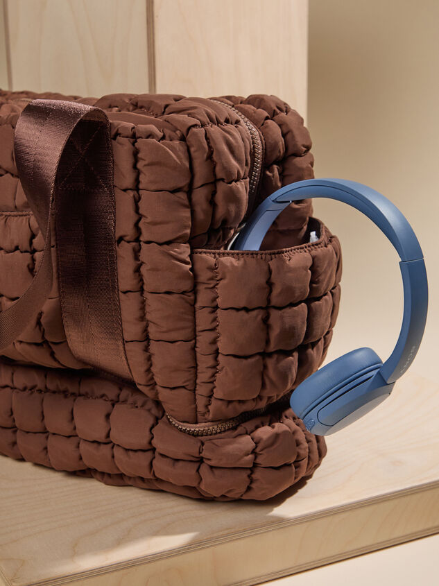 Carry On Quilted Tote Detail 2 - TULLABEE