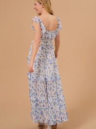 Alice Floral Maxi Dress Detail 5 - TULLABEE