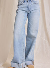 Hart Roll Cuff Jeans Detail 3 - TULLABEE