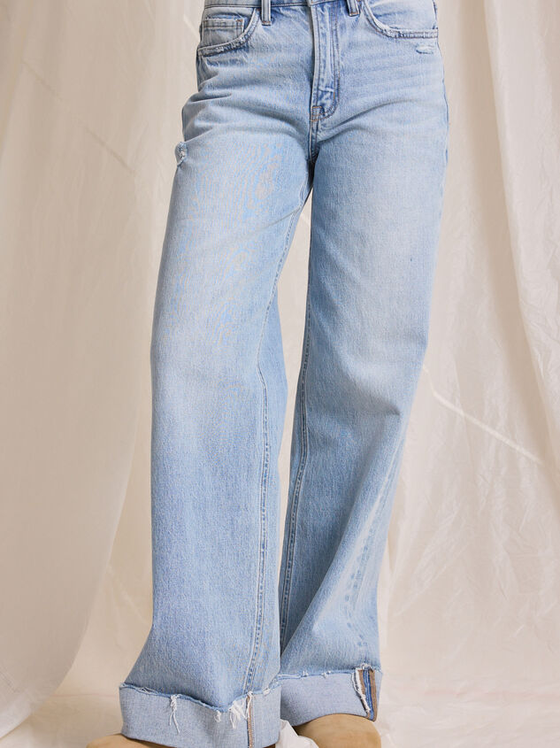 Hart Roll Cuff Jeans Detail 3 - TULLABEE