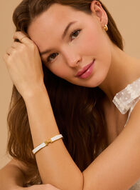 H Bangle Bracelet - TULLABEE
