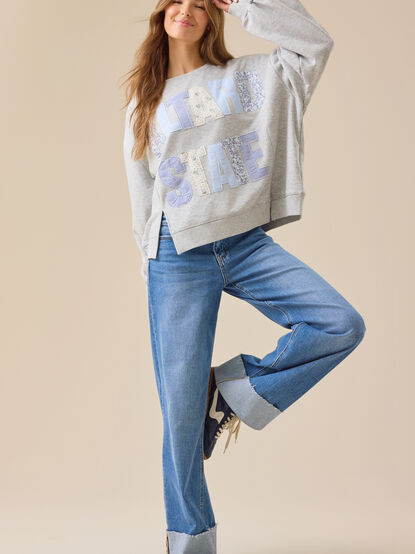 Altar'd State Patch Sweatshirt - TULLABEE